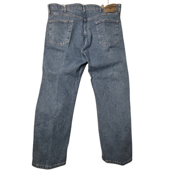 Wrangler Men's Regular Fit Comfort Fit Jeans 38x29 Blue Denim Cotton - Picture 2 of 13